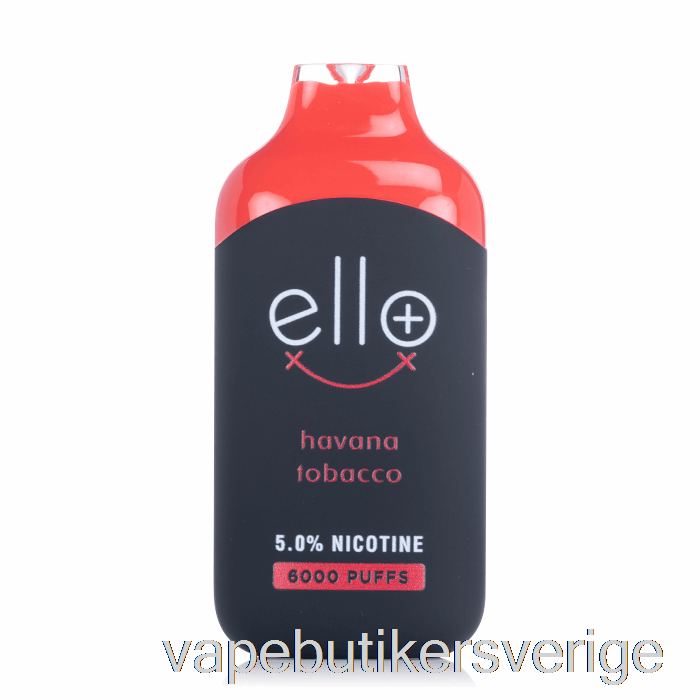 Vape Sverige Blvk Ello Plus 6000 Engångs Havanna Tobak